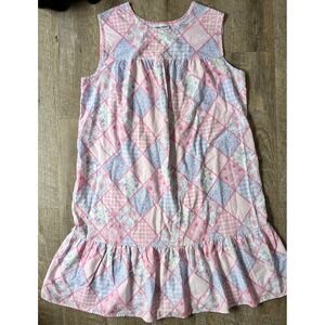 Vintage Anthony‎ Richards patchwork night gown house robe size 1X